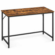 Bureau - 120 cm Industrieel Design - Donker Hout