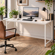 Bureau - 120 cm Industrieel Design - Wit