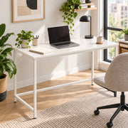 Bureau - 120 cm Industrieel Design - Wit