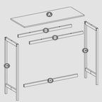 Barkruk En Bartafel Set - Industrieel