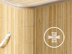 Wasmand met Deksel 90L - Bamboe Opvouwbare Wasmand