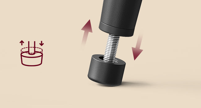 Eetkamerstoelen Set van 2 - Crème Wit Metalen Poten