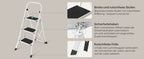 3-Traps Ladder - Antislip - Met Handrail