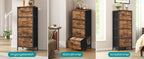 Kledingkast Met 4 Lades - Industrieel Design