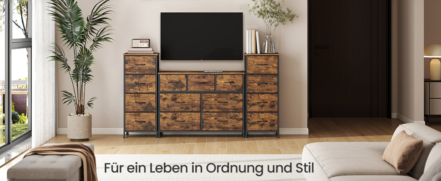Kledingkast Met 4 Lades - Industrieel Design