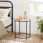 Ronde Glazen Bijzettafel Ø50 cm - Gehard Glas