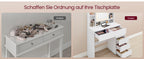 Kaptafel Met LED-Verlichting - Met Lades