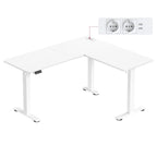 L-Vormig Elektrisch Verstelbaar Bureau