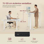L-Vormig Elektrisch Verstelbaar Bureau