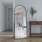 Full Body Staande Spiegel 162x53 cm - Gebogen Design