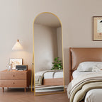 Full Body Staande Spiegel 162x53 cm - Gebogen Design