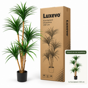 Kunstplant Dracaena 150 cm – Realistische Yucca Kunstboom – Verstelbare Bladeren