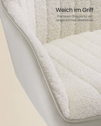 Bureaustoel Swivel - Sherpa Bekleding - Verstelbaar