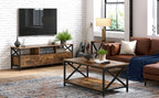 TV Meubel 147 cm met 3 Lades - Stalen Frame Lowboard