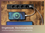 L-Vorm Bureau met Stopcontacten - Gaming & Werkplek
