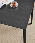Eetkamertafel Set met 2 Banken 110x70x75 cm