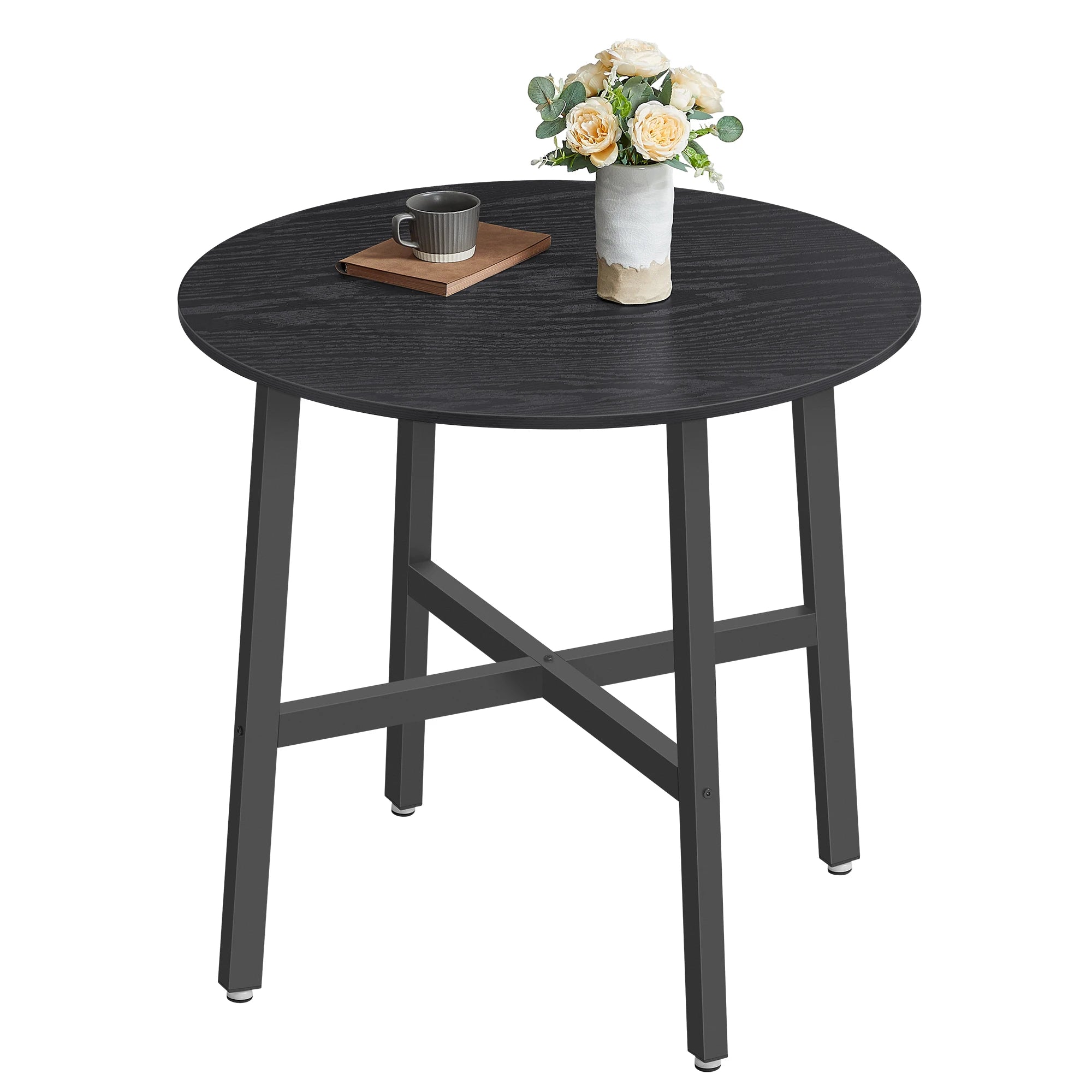 Ronde Eettafel 80 cm - Kleine Keuken Tafel Industrieel