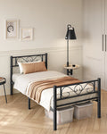 Enkel Metalen Bedframe 90x200 Cm