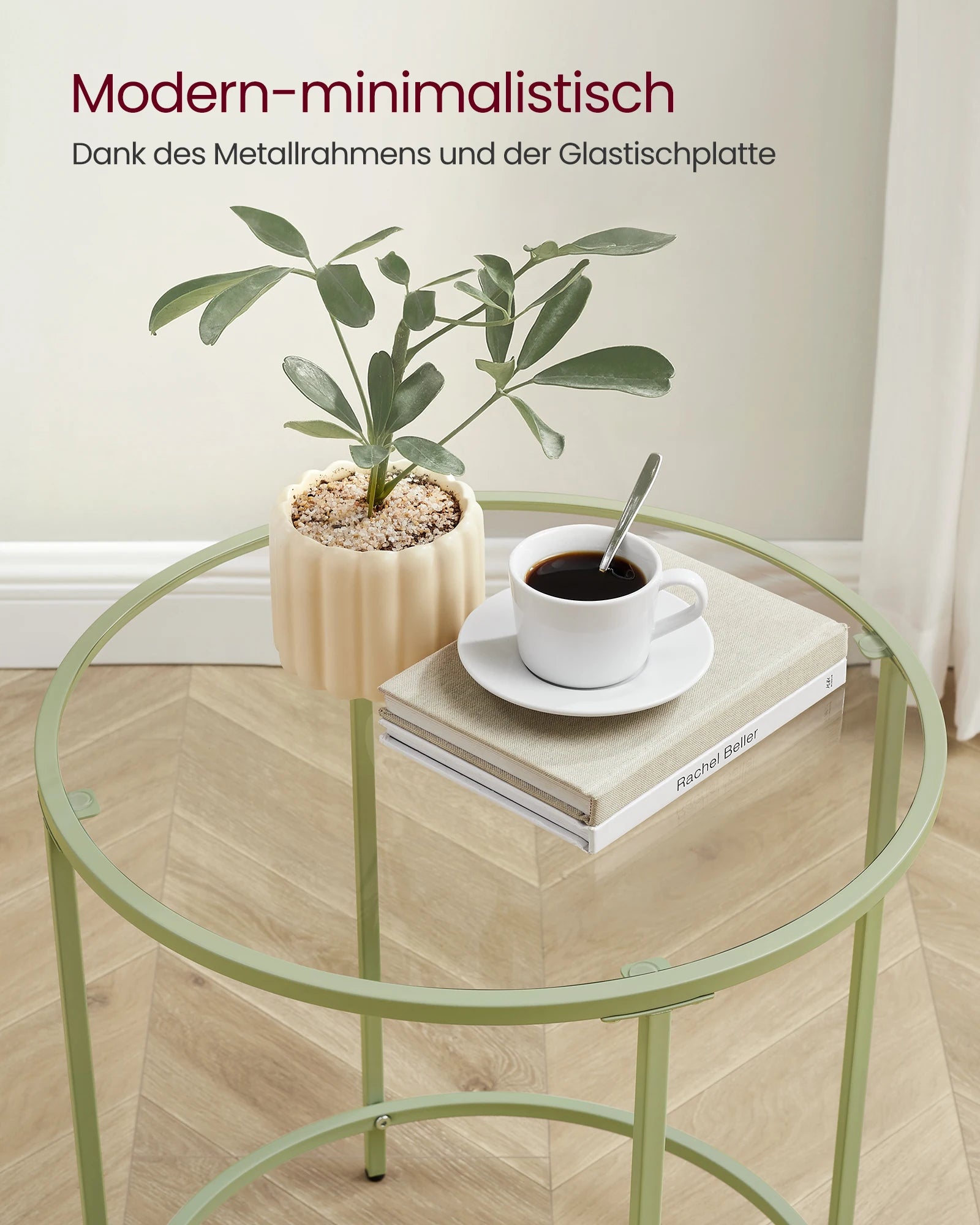 Ronde Glazen Bijzettafel Ø50 cm - Gehard Glas