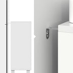 Wastafel Onderkast 60 cm - Badkamerkast met 2 Deuren