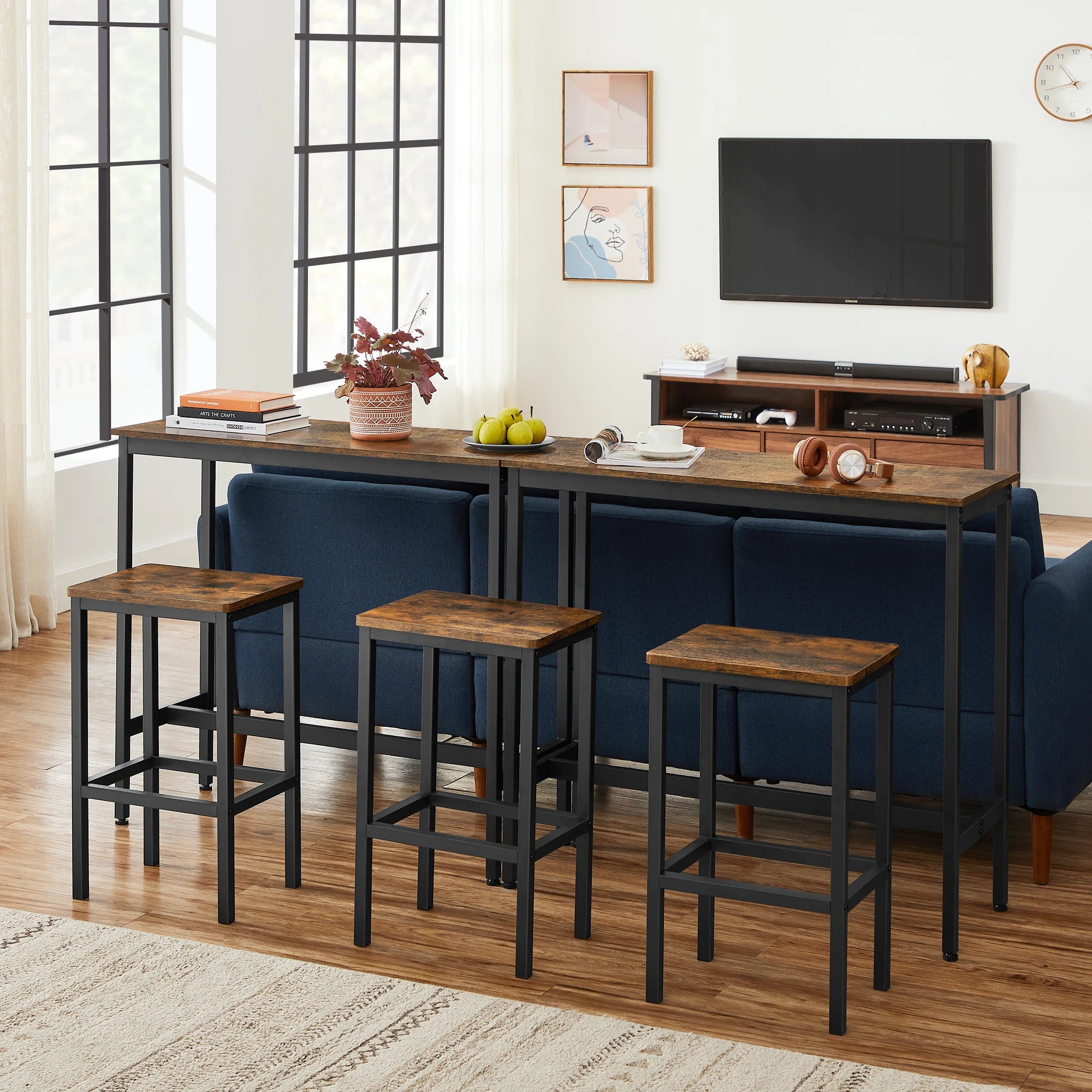 Barkruk En Bartafel Set - Industrieel