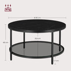 Salontafel Voor Woonkamer - Glasblad - Modern Design