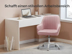 Draaibare Bureaustoel - Velvet - Schuimzitting