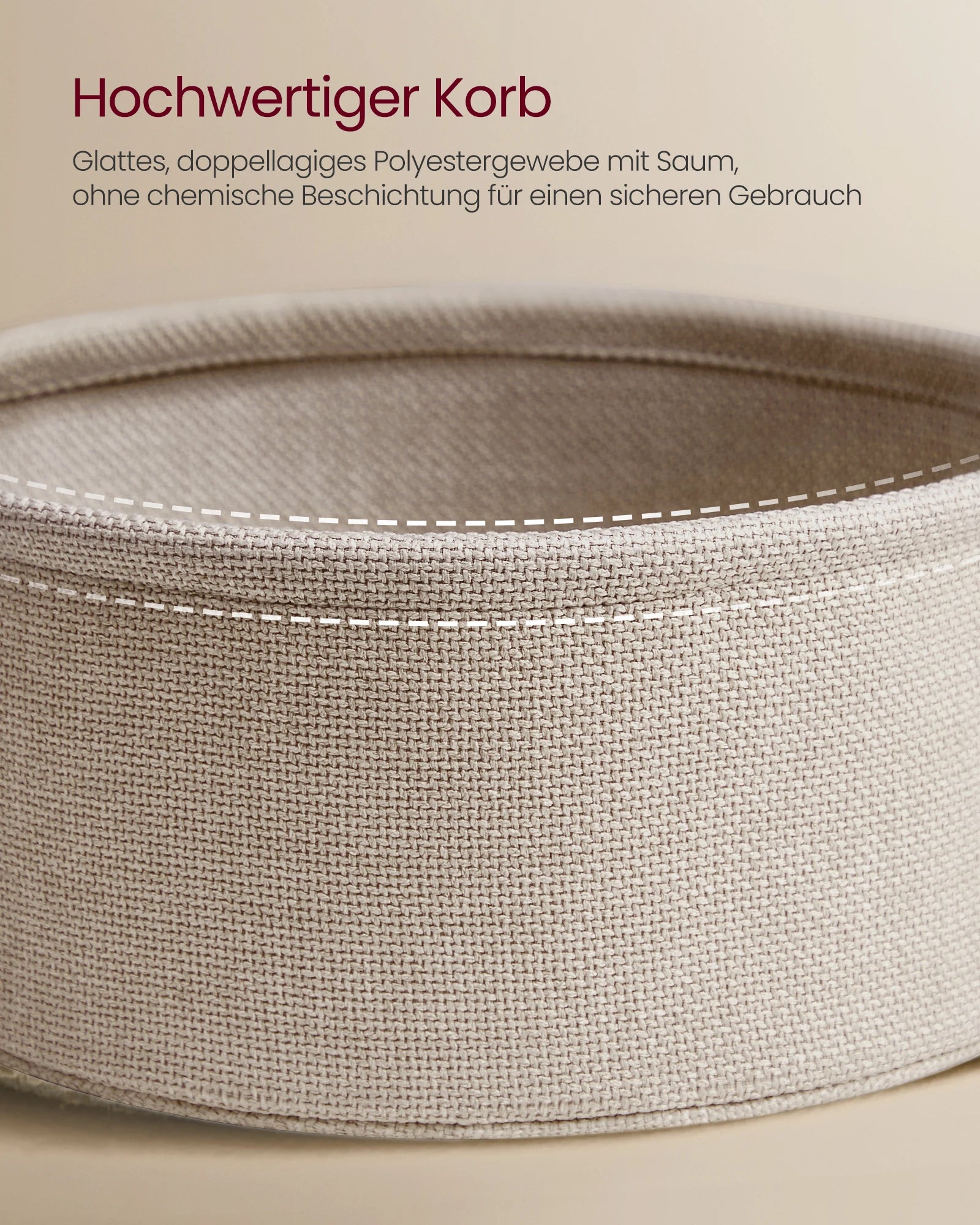 Ronde Bijzettafel met Opbergbak - Kleine Salontafel