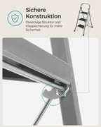 3-Traps Ladder - Antislip - Met Handrail