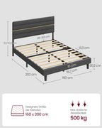 Tweepersoonsbed 160x200 Cm