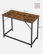 Bureau 100 cm - Industrieel Computer Bureau