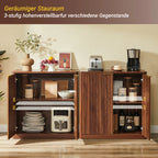 Sideboard Modern - Verstelbare Planken - 120x40x76 Cm