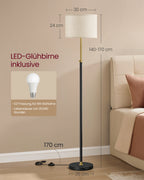 Leeslamp Vloerlamp - Verstelbaar 140-170 Cm