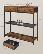 Console Tafel - 2 Stoffen Lades