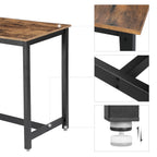 Staande Bartafel - Metalen Tafel