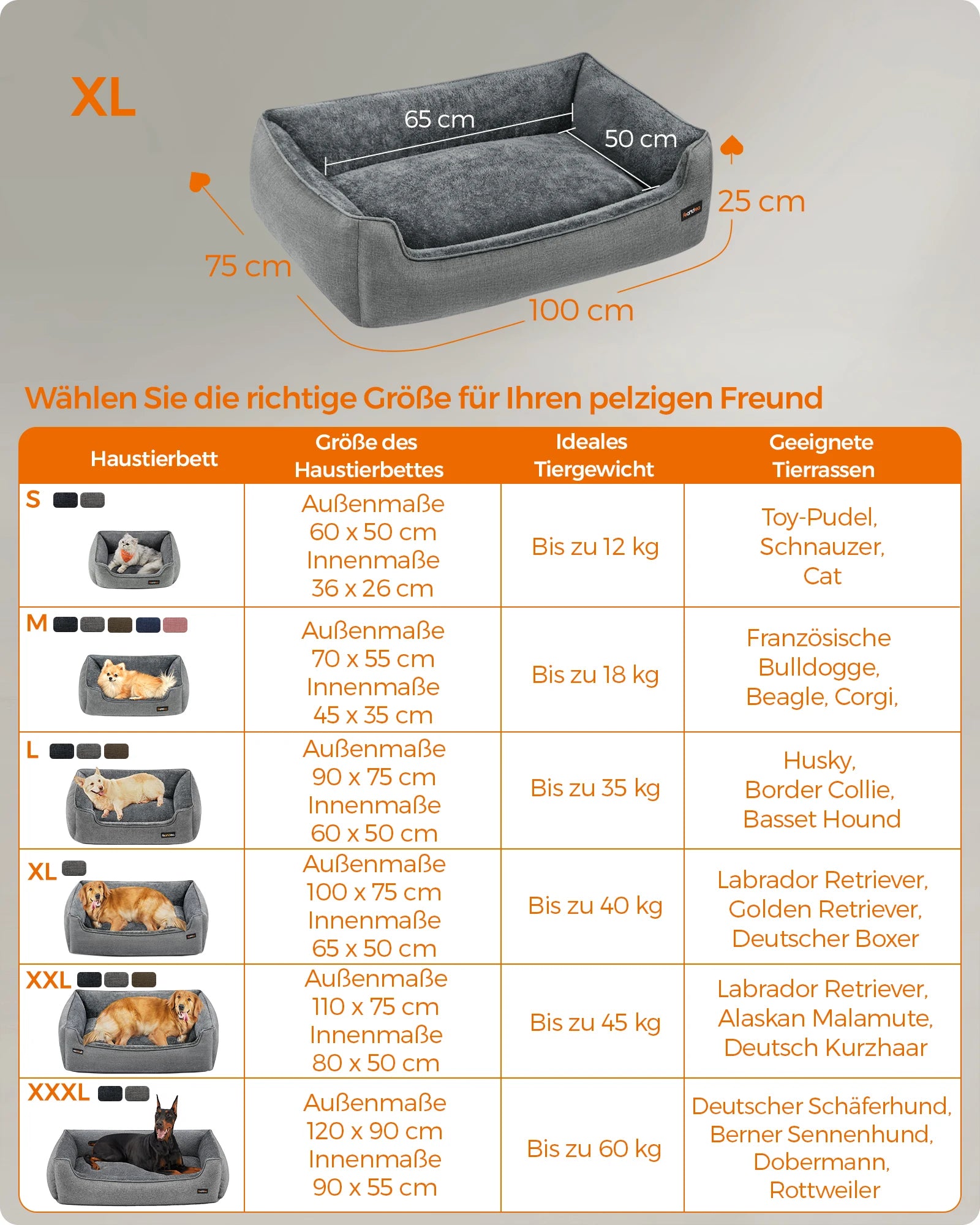Huisdierbed Met Opstaande Randen - Antislip - Kat/Hond