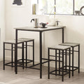 Bistro Bartafel Set 5-Delig met 4 Stoelen - Eetgroep