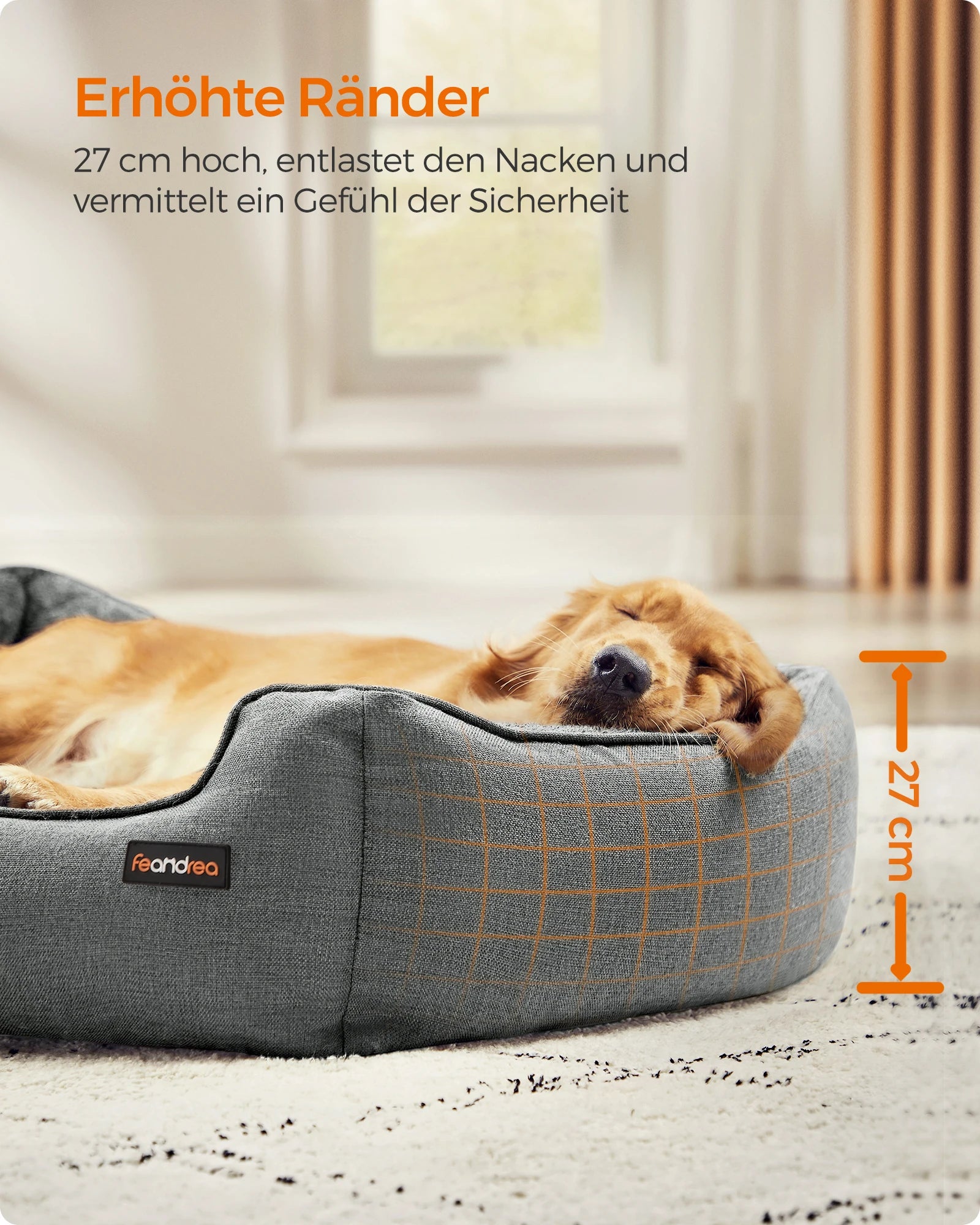 Huisdierbed Met Opstaande Randen - Antislip - Kat/Hond