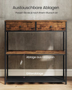 Console Tafel - 2 Stoffen Lades