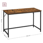 Bureau 120cm - Industrieel Design Metaal
