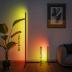 Smart RGB LED Hoek Vloerlamp met Afstandsbediening