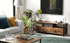 TV Meubel 147 cm met 3 Lades - Stalen Frame Lowboard