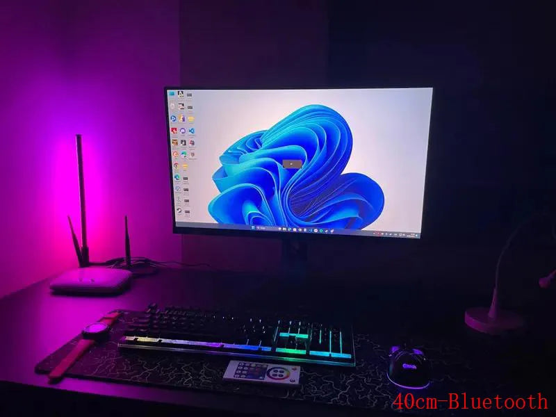 Smart RGB LED Hoek Vloerlamp met Afstandsbediening