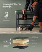 Schoenenbank - Kunstleer - 30x80x50 Cm