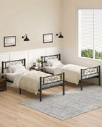 Enkel Metalen Bedframe 90x200 Cm