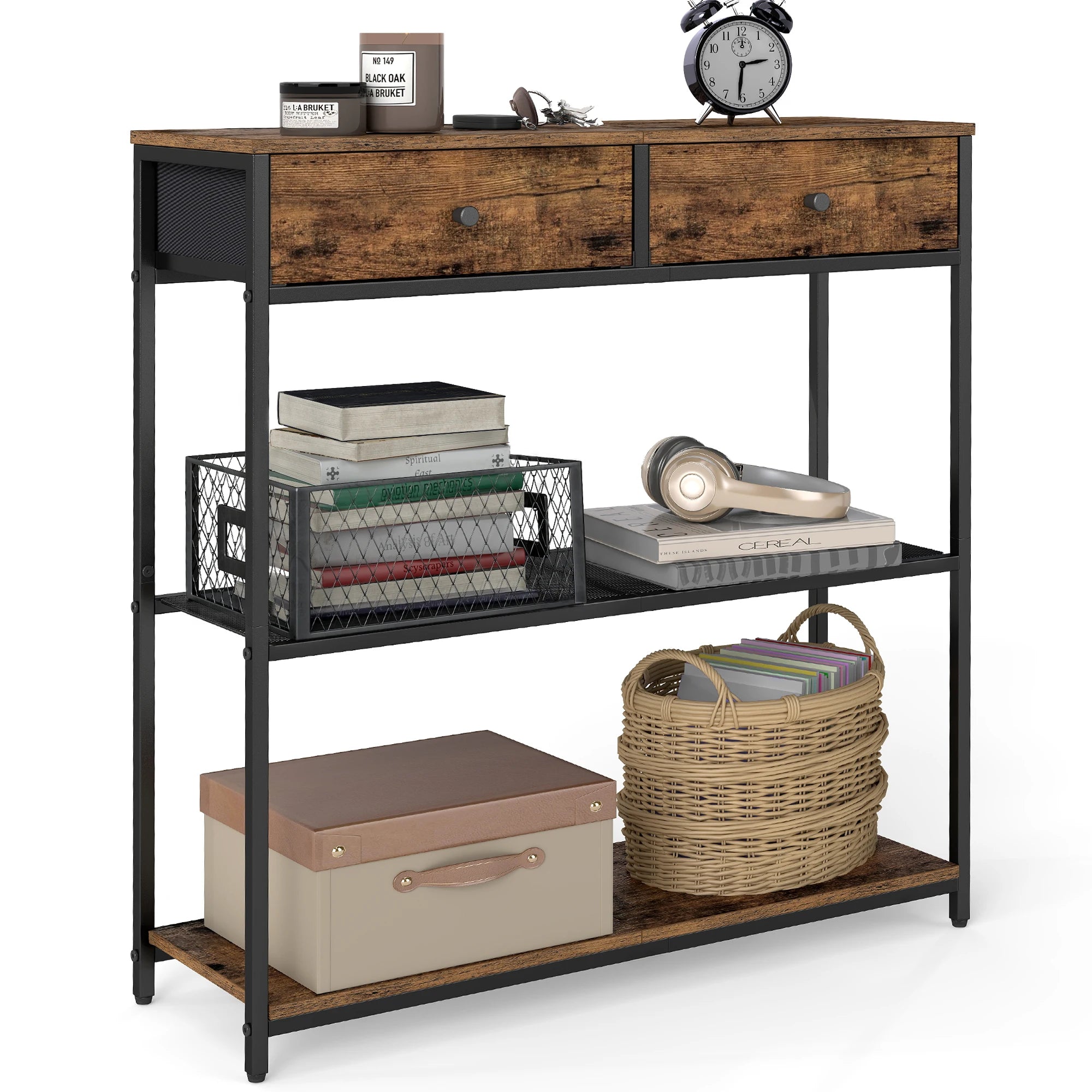 Console Tafel - 2 Stoffen Lades