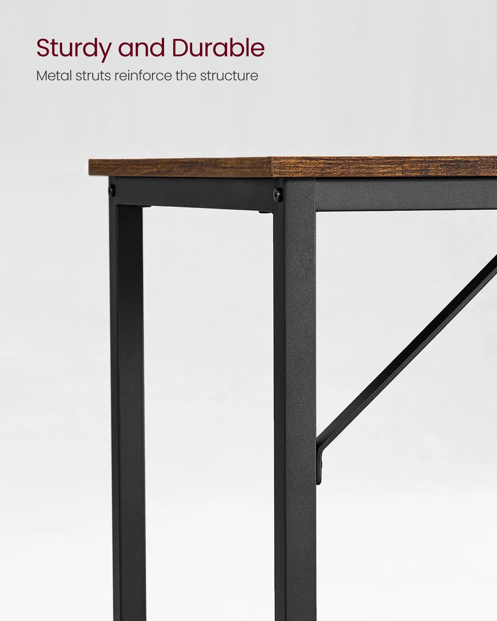 Bureau 100 cm - Industrieel Computer Bureau