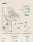 Bureaustoel Swivel - Sherpa Bekleding - Verstelbaar