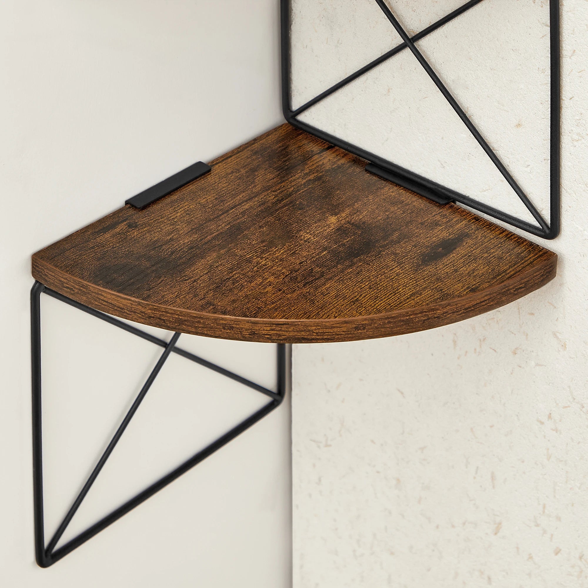 Hoek Wandplank 5-Lagen Zigzag Design - Boekenplank