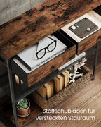 Console Tafel - 2 Stoffen Lades